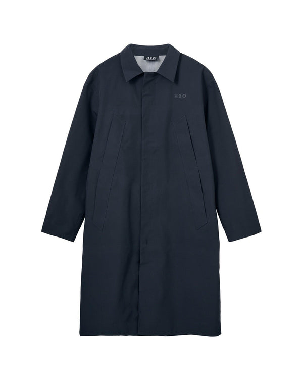 H2O Bornholm Rain Coat — Navy / Warm Grey