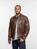 Daytona73 Nieto Jacket — Bison / Short Blue / Syrah