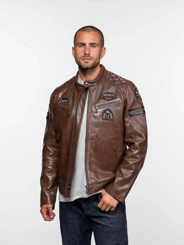 Daytona73 Veste Nieto — Bison / Short Blue / Syrah