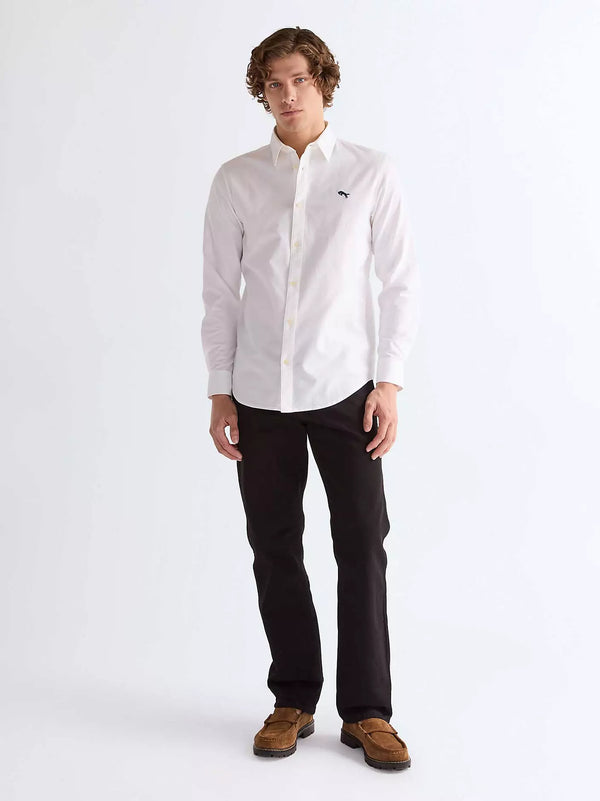 Wrangler Chemise LS Oxford — White