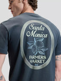 Lee T-shirt Santa Monica Tee — Washed Black SS26