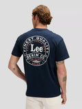 Lee Stamp Tee — Rivet Navy
