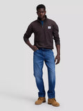 WORKWEAR HALF ZIP CHOCOLATE TORTE