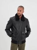 Daytona73 Mirage Fur Cow Air Milled Jacket — Black