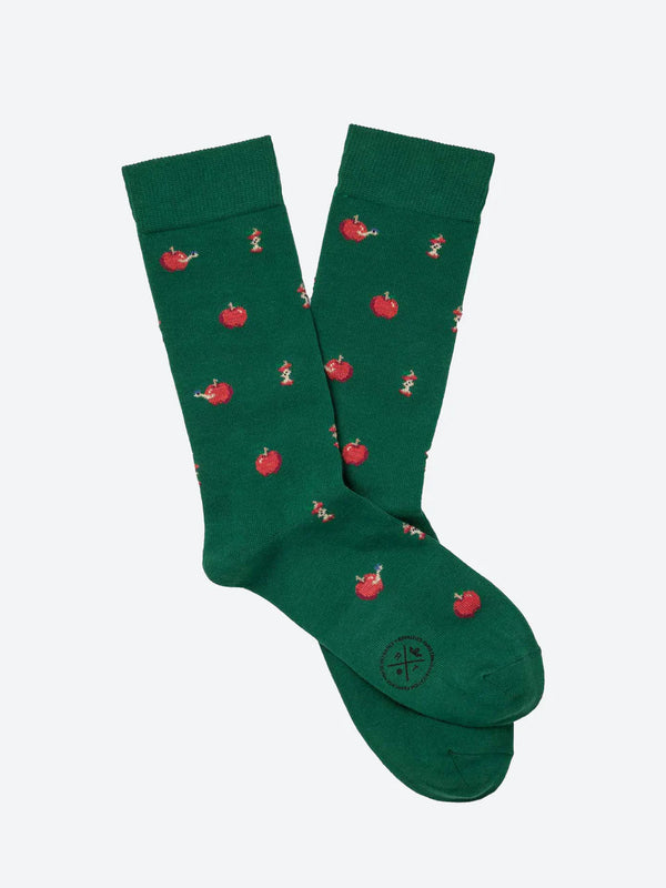 Royalties Paris Chaussettes Adam — Menthe / Marine / Ivoire