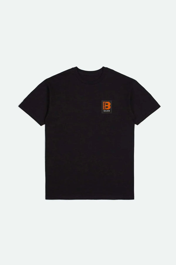 Brixton Builders S/S T-Shirt — Black