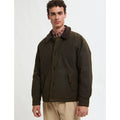 Baracuta Waxed Deck Jacket — Deep Moss Men's