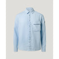 Belstaff Scale Shirt – Army Olive / Sky Blue Men
