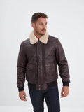 Daytona73 Corsair Fur Sheep Petrol Jacket — Brown