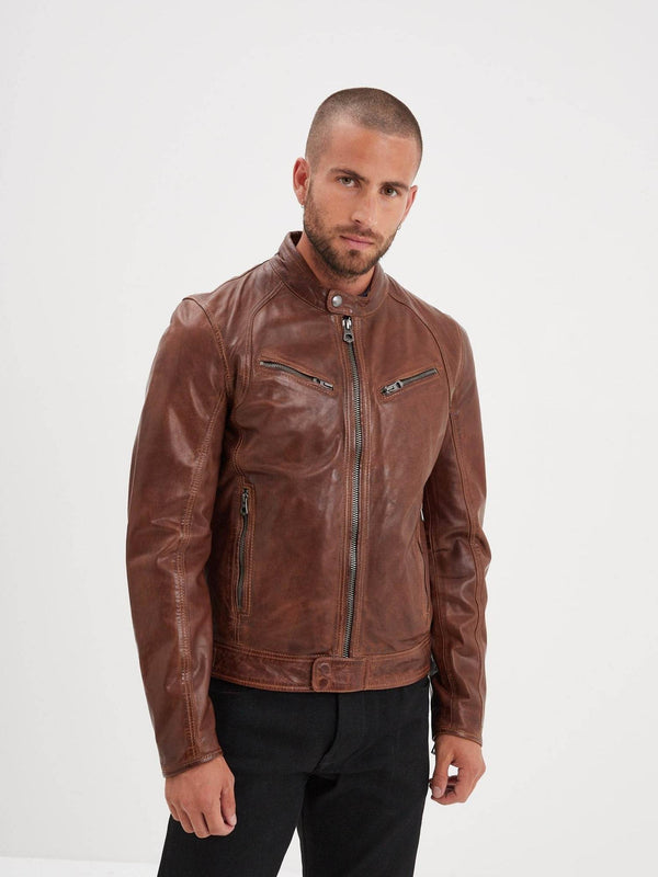 Daytona73 Veste Dustin Sheep Tiger — Bison / Black