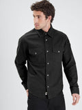 Daytona73 Veste Firestone Canvas Cotton — Black / Camel / Khaki Green