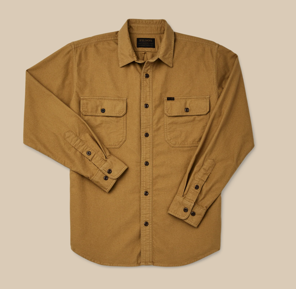 Filson Field Flannel Shirt — Nubuck Tan