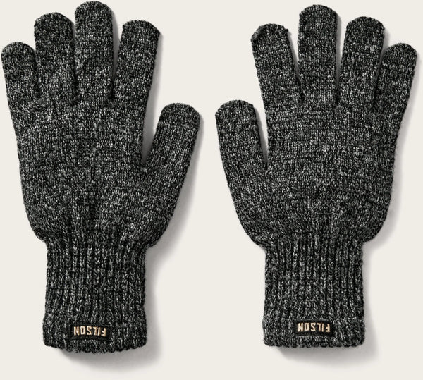 Filson Gants Full-Finger Knit Gloves — Root Heather