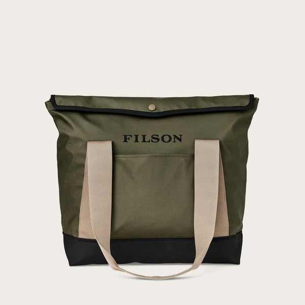 Filson Scout Tote Bag — Olive/Black/Covert / Black/Covert