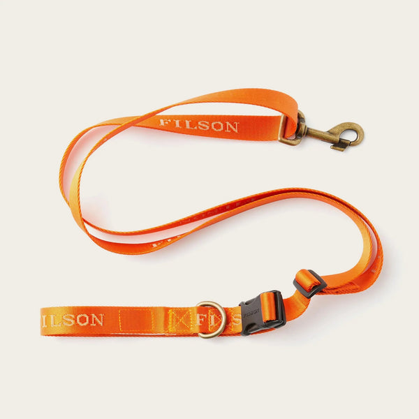 Filson Laisse Adjustable Nylon Leash — Dark Timber / 822
