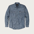 Filson Chambray CPO Shirt – rinsed Indigo Chambray Herren