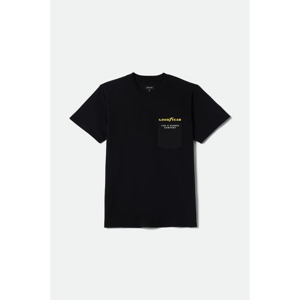 Brixton Goodyear Pocket Tee — Black