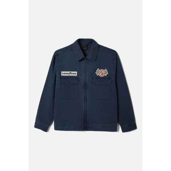 Brixton Goodyear Trademark Lightweight Jacket — Washed Navy
