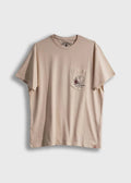 Iron and Resin Lost Paradise Pocket Tee — Natural Homme