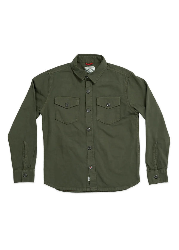 Iron and Resin Chemise Mission Denim — Olive