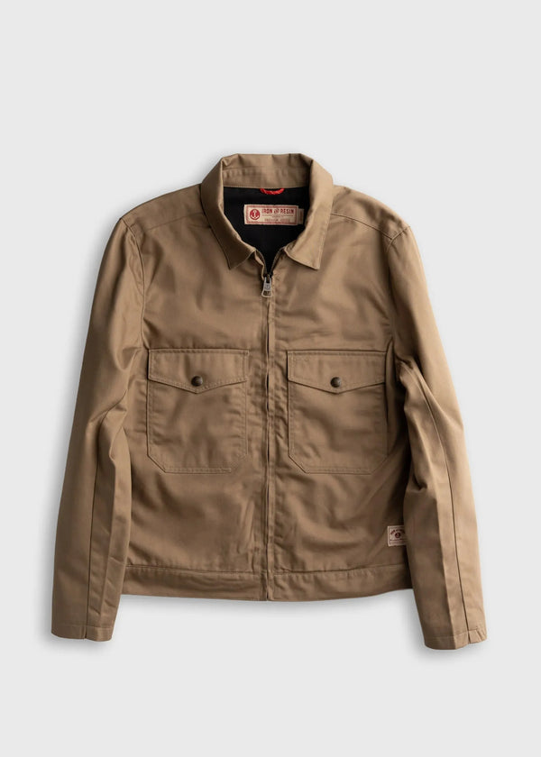 Iron and Resin Veste Tougher Jacket — Khaki Beige / Navy