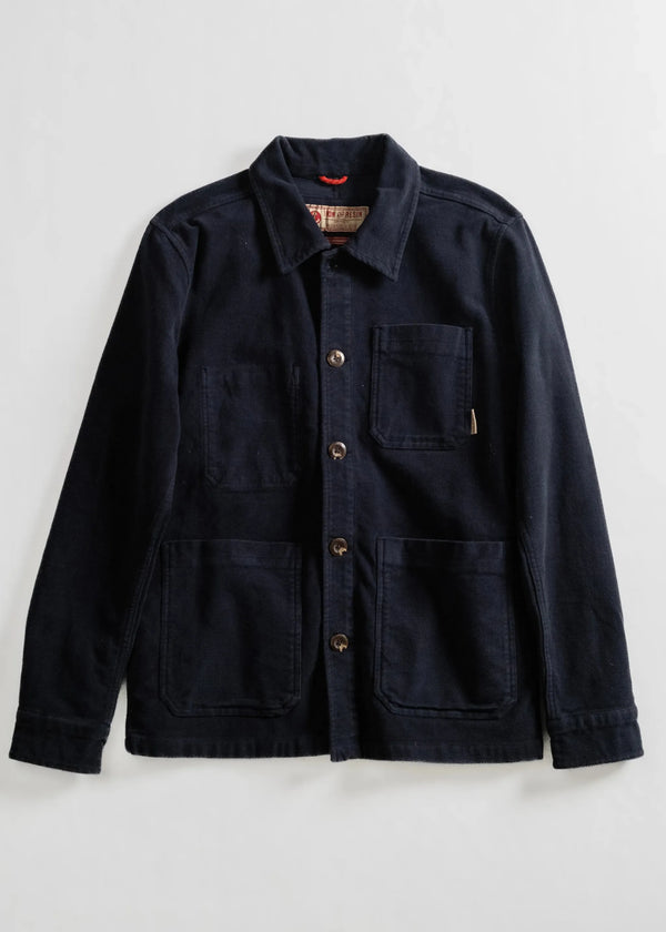 Iron and Resin Veste Worker Moleskin — Navy / Green / Brown