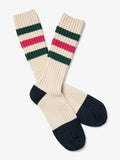 Royalties Paris Chaussettes Nicklas — Pink / Gold / Denim