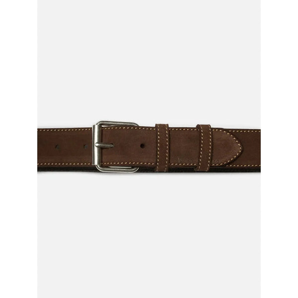 Nudie Jeans Pedersson Leather Belt — Dark Brown