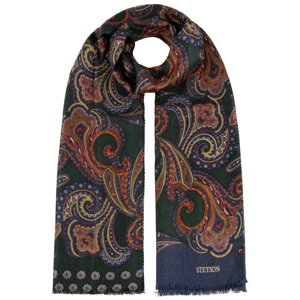 Stetson Écharpe Scarf Wool Paisley