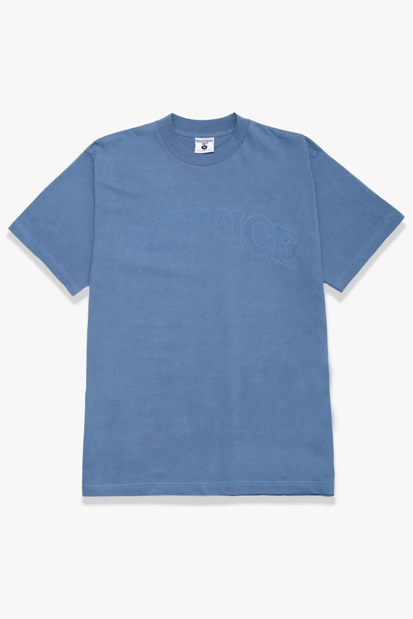 Service Works T-shirt Arch Logo — Work Blue