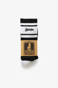 Service Works Chaussettes Logo Runner Socks — Black