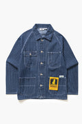 Service Works Coverall Pinstripe Denim 2.0 — Indigo