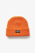Service Works Bonnet Waffle Logo Beanie — Orange