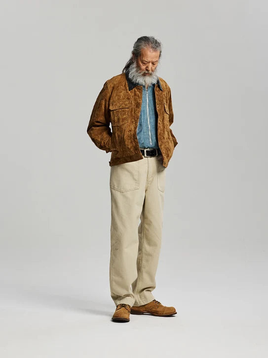 SUEDE STORM TRUCKER JACKET