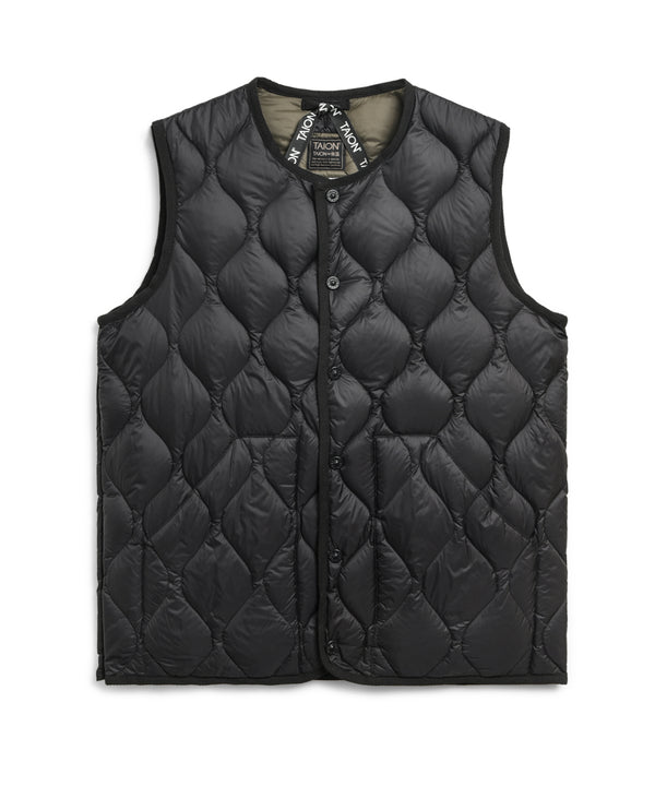 Taion Gilet Military Sans Manches Col Rond