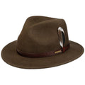 Stetson Chapeau Traveller Wool Felt — Dark Earth