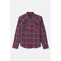 Brixton Waylon Lightweight Overshirt — Denim Plaid Homme