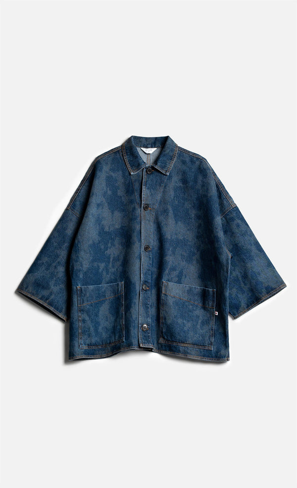 Wooden Veste Butterfly — Denim Stone