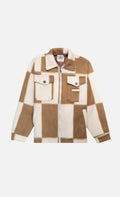 Wooden Veste Mavignola — Beige Quadri