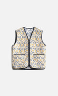 Wooden Rail Zip Jacket – Jacquard Sky Herren