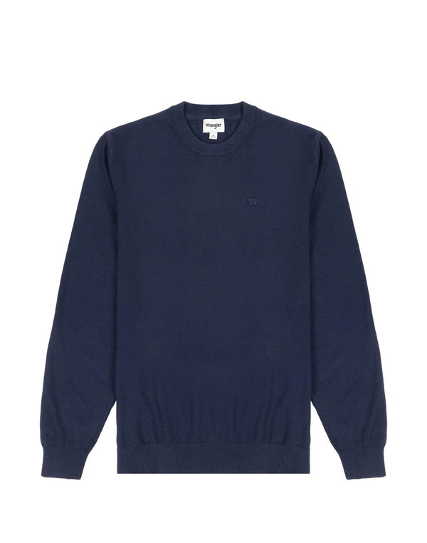 Wrangler Crewneck Knit — Navy