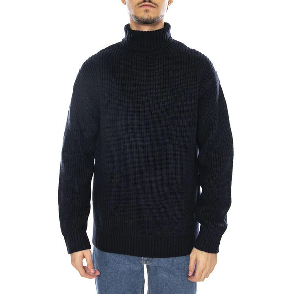 Lee Pull Heavy Turtleneck — Rivet Navy