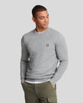 COTTON MERINO CREW NECK JUMPER