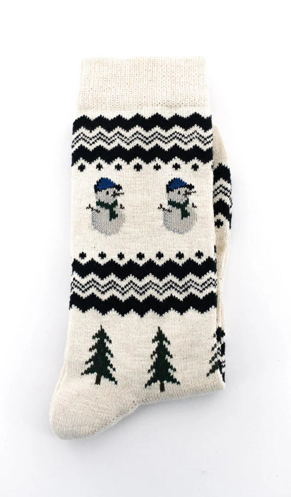 Royalties Paris Chaussettes Winter — Natural / Marine