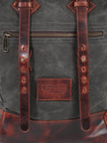 Daytona73 Mercado Canvas Buffalo Bag — Dark Cognac / Beige-DAYTONA73-Industrie