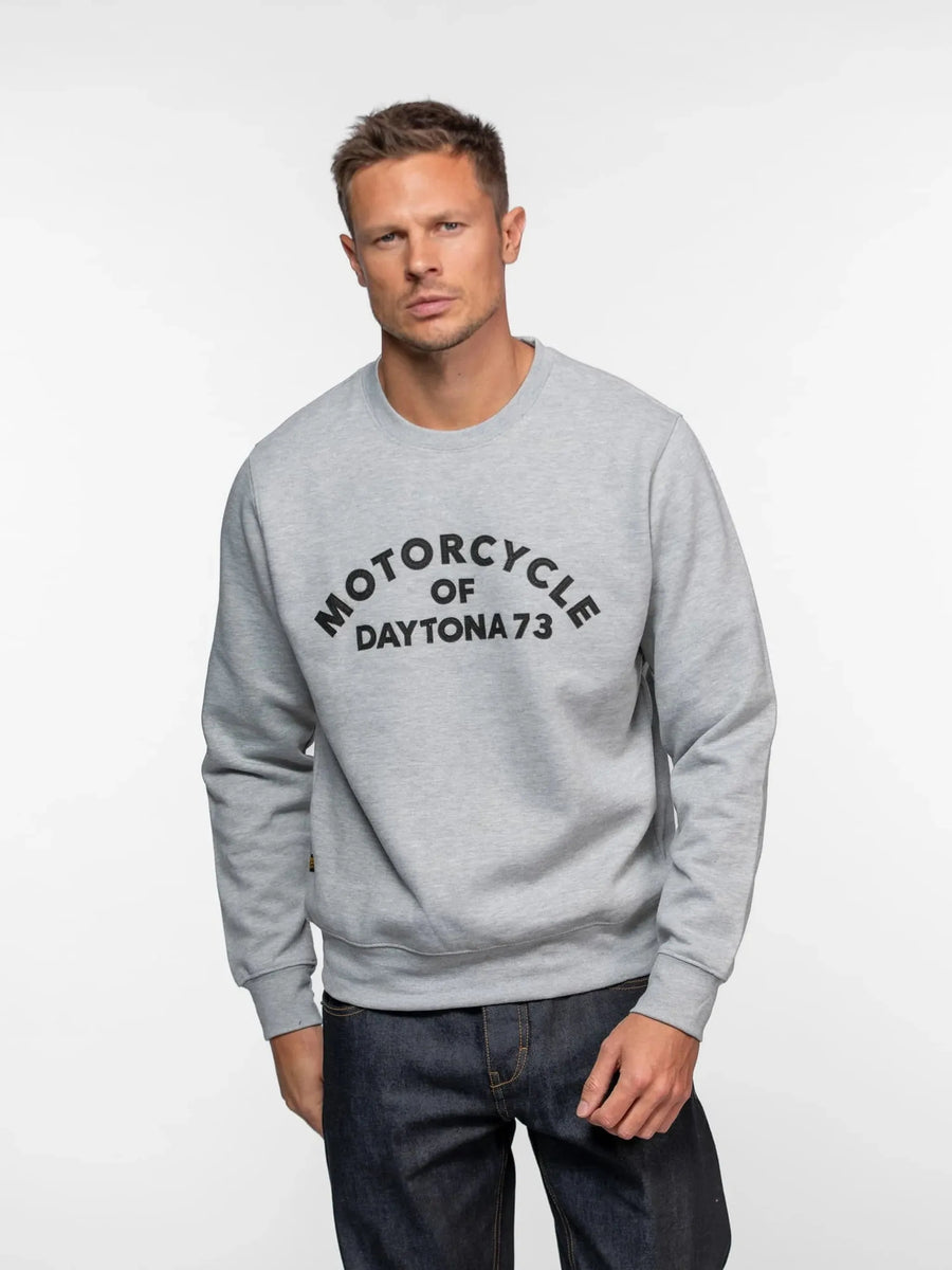 Daytona73 Motorcycle Sweat — Black / Light Grey-DAYTONA73-Industrie