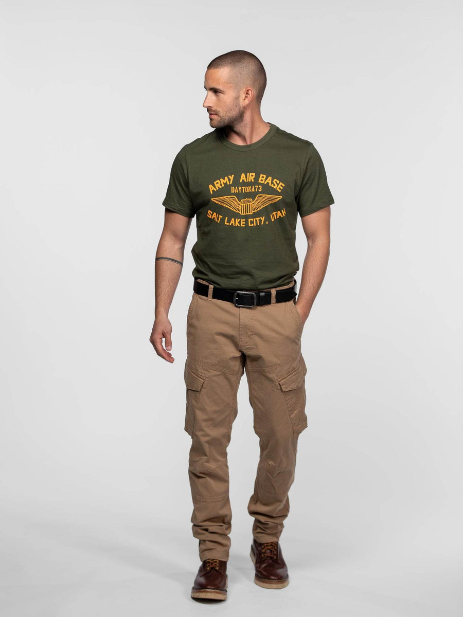Daytona73 Missoula Samba Twill Pant — Beige / Bleu de Chine / Khaki Green-DAYTONA73-Industrie