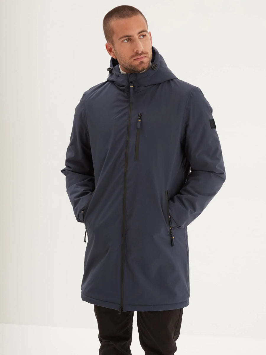 Daytona73 Regen Sherpa Jacket — Khaki Green / Navy-DAYTONA73-Industrie