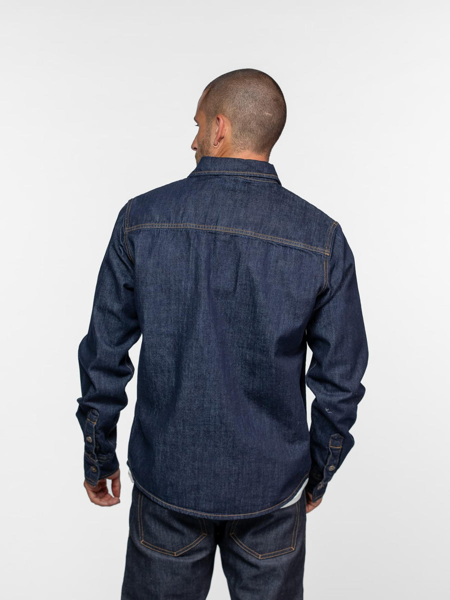 Daytona73 Pueblo Heavy Denim Shirt — Rince Wash-DAYTONA73-Industrie