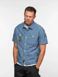 Daytona73 Peyote Chambray Denim Shirt — Medium Blue-DAYTONA73-Industrie